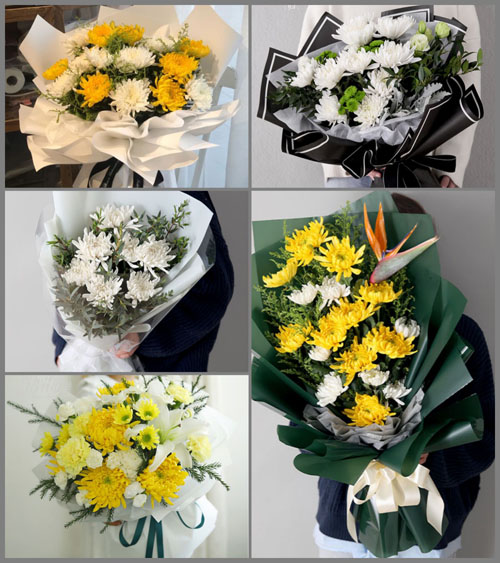 江苏苏州相城区阳澄湖镇陆巷村白事花束代送